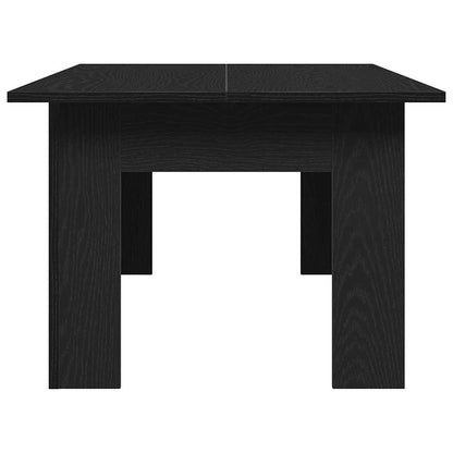 | Salontafel | Zwart eiken 100 x 60 x 42 cm Bewerkt hout