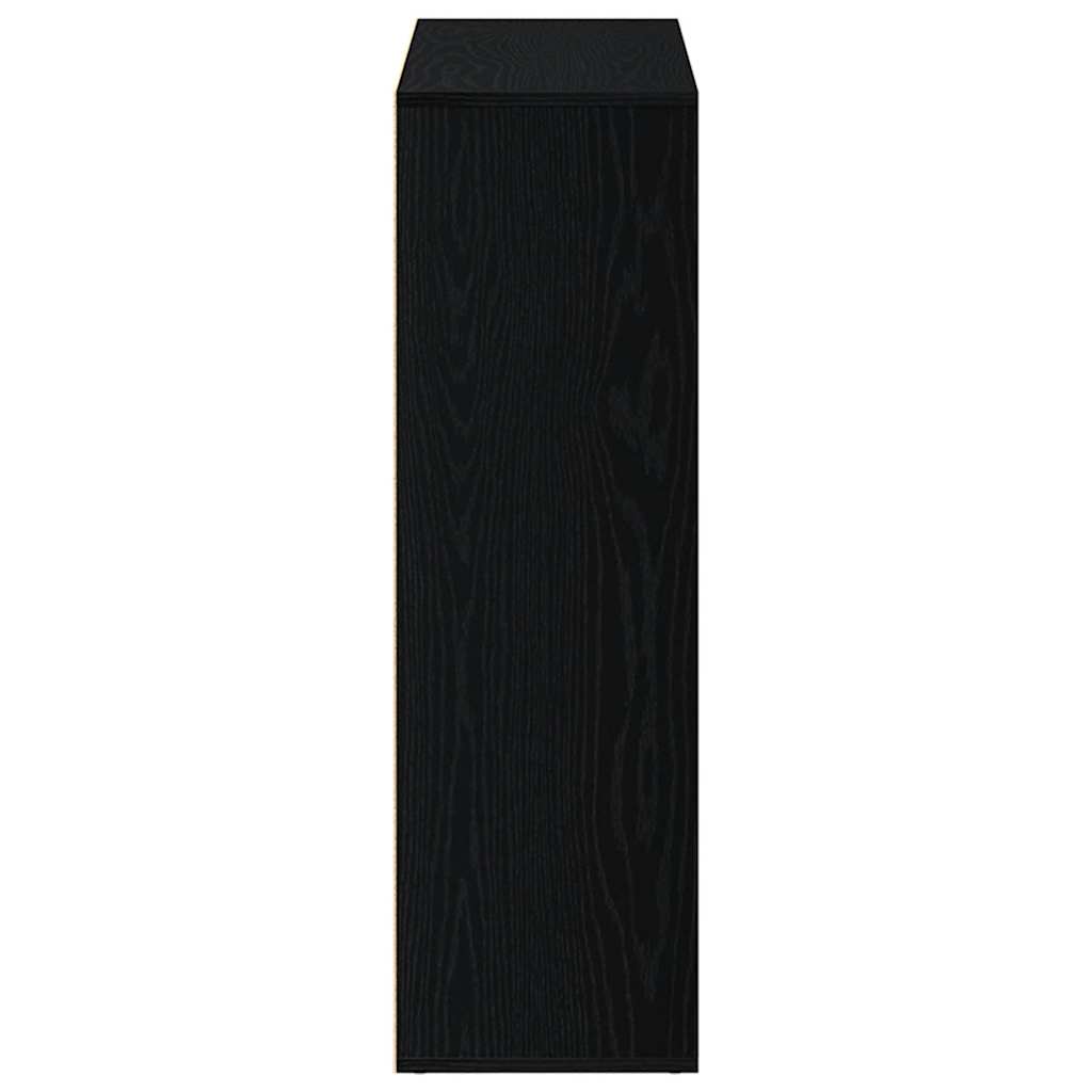 Boekenkast Zwart Eiken 98x29x97,5 cm Engineered Wood