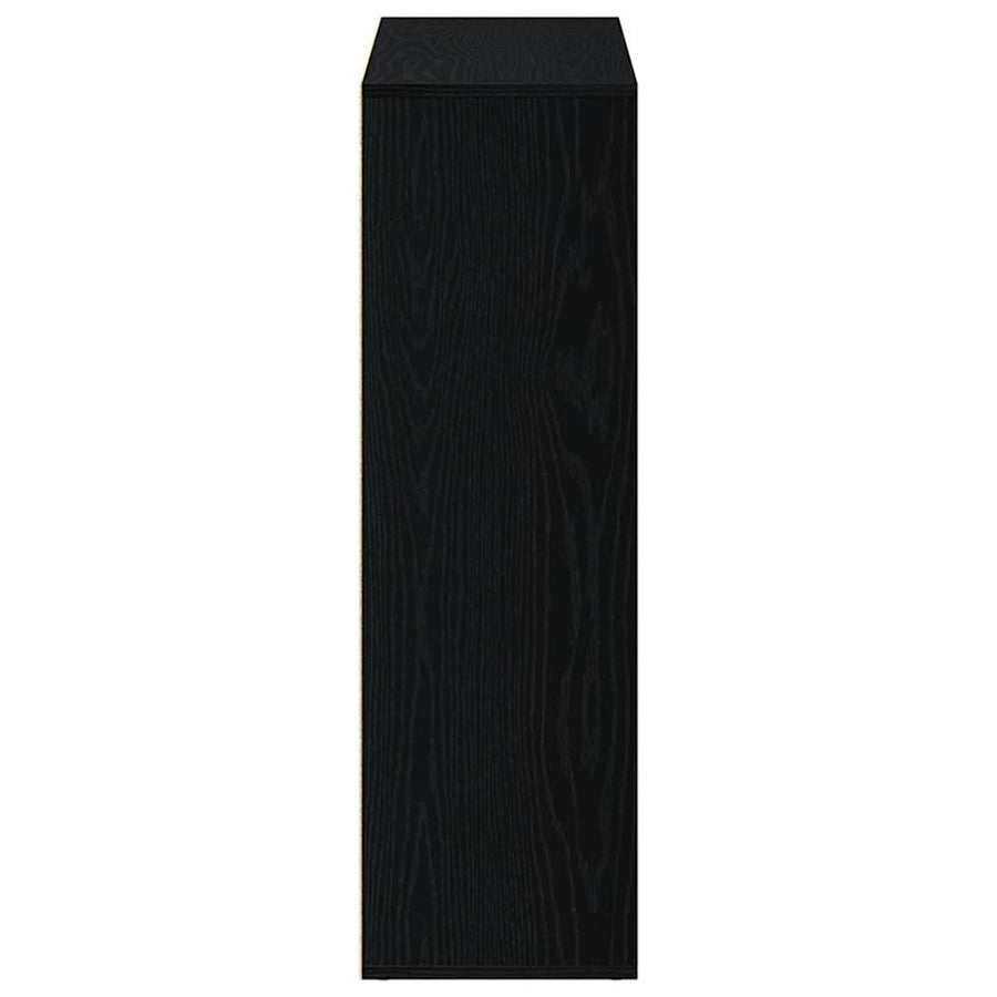 Boekenkast Zwart Eiken 98x29x97,5 cm Engineered Wood