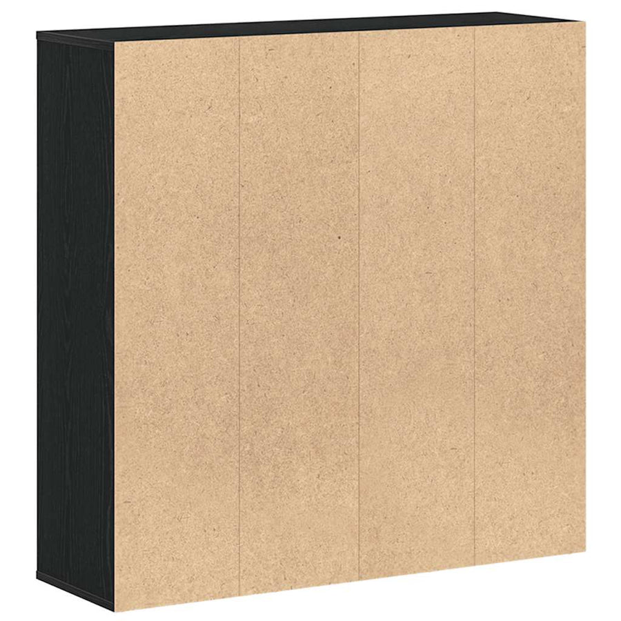 Boekenkast Zwart Eiken 98x29x97,5 cm Engineered Wood