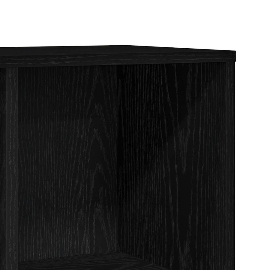 Boekenkast Zwart Eiken 98x29x97,5 cm Engineered Wood