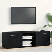 Tv-meubel 120x34x37 cm zwart eiken