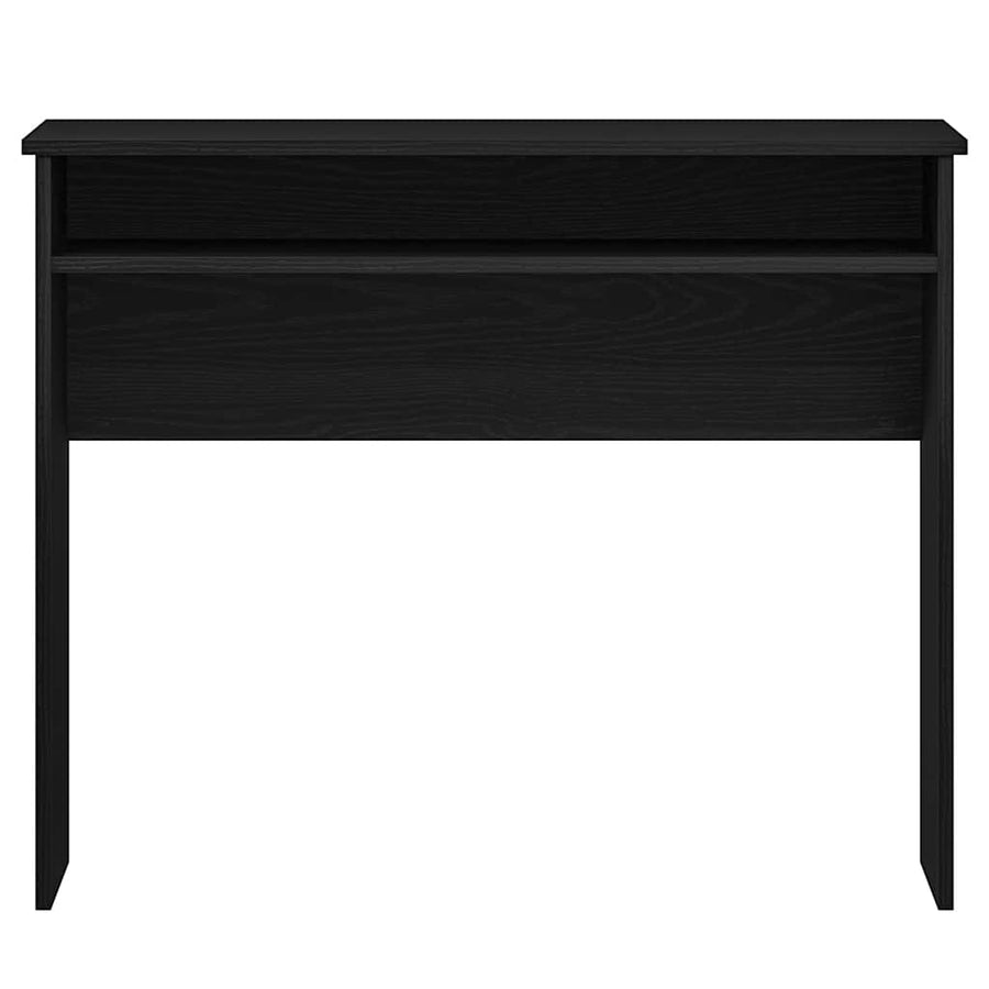 Bureau 90x50x74 cm bewerkt hout zwart eikenkleur