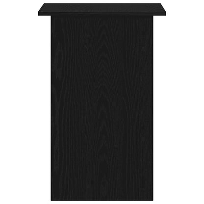 Bureau 90x50x74 cm bewerkt hout zwart eikenkleur
