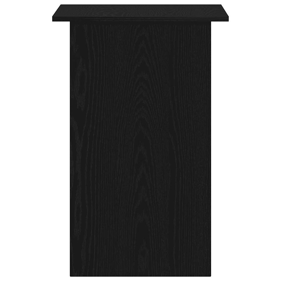 Bureau 90x50x74 cm bewerkt hout zwart eikenkleur