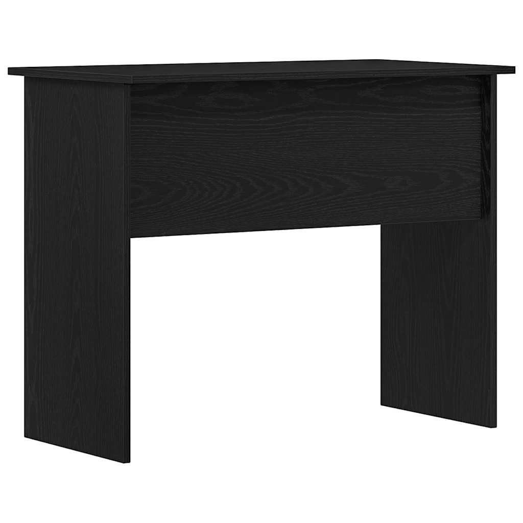 Bureau 90x50x74 cm bewerkt hout zwart eikenkleur