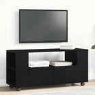 Tv-meubel 102x34,5x43 cm spaanplaat zwart eiken