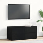 Tv-kast 80x34x36 cm zwart eiken