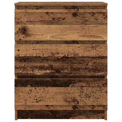 Dressoir 60X35X76 Cm Bewerkt Hout Kleurig Oud hout