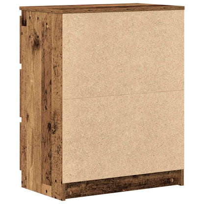 Dressoir 60X35X76 Cm Bewerkt Hout Kleurig Oud hout