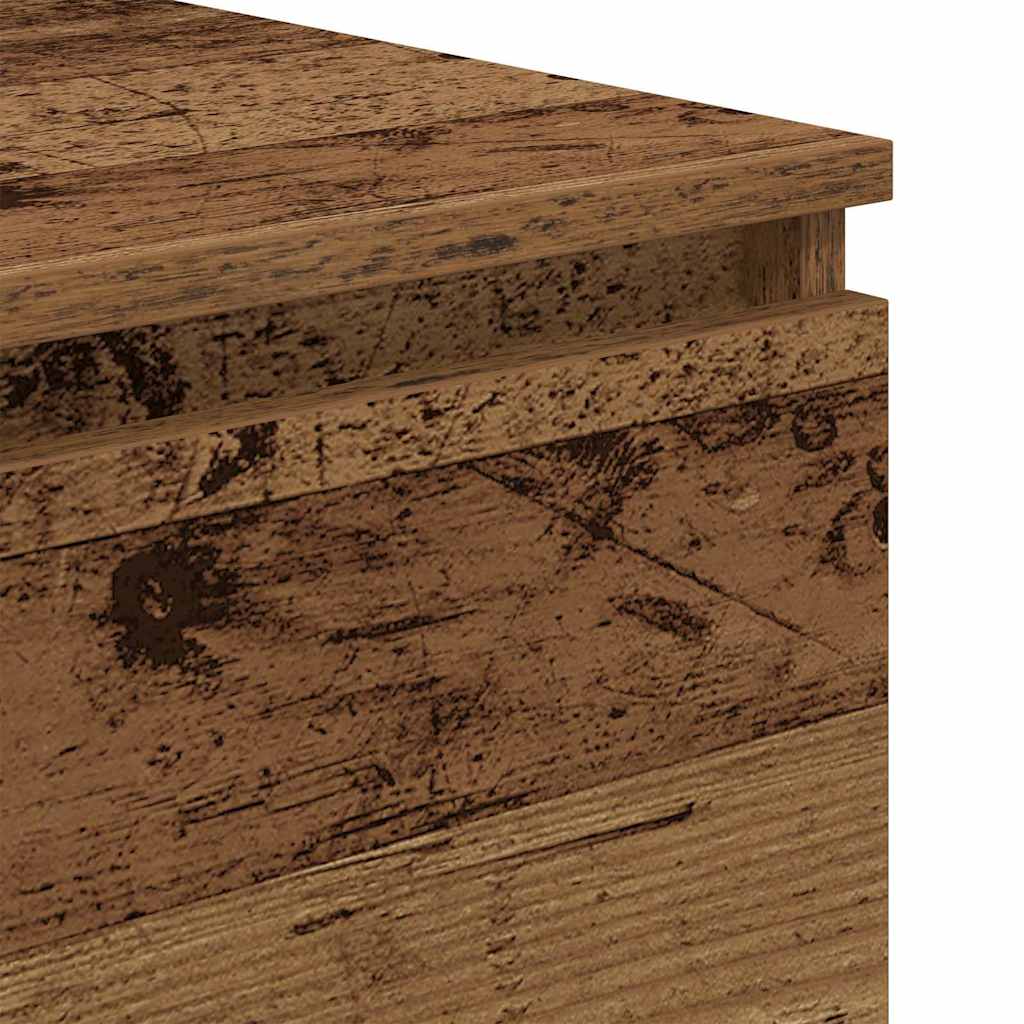 Dressoir 60X35X76 Cm Bewerkt Hout Kleurig Oud hout