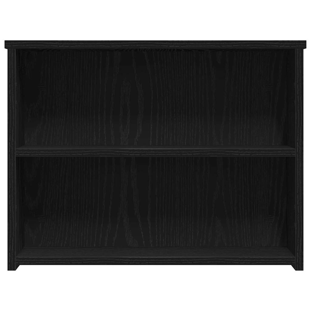 Salontafel Zwart Eiken 102 x 55 x 42 cm Bewerkt hout