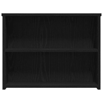 Salontafel Zwart Eiken 102 x 55 x 42 cm Bewerkt hout