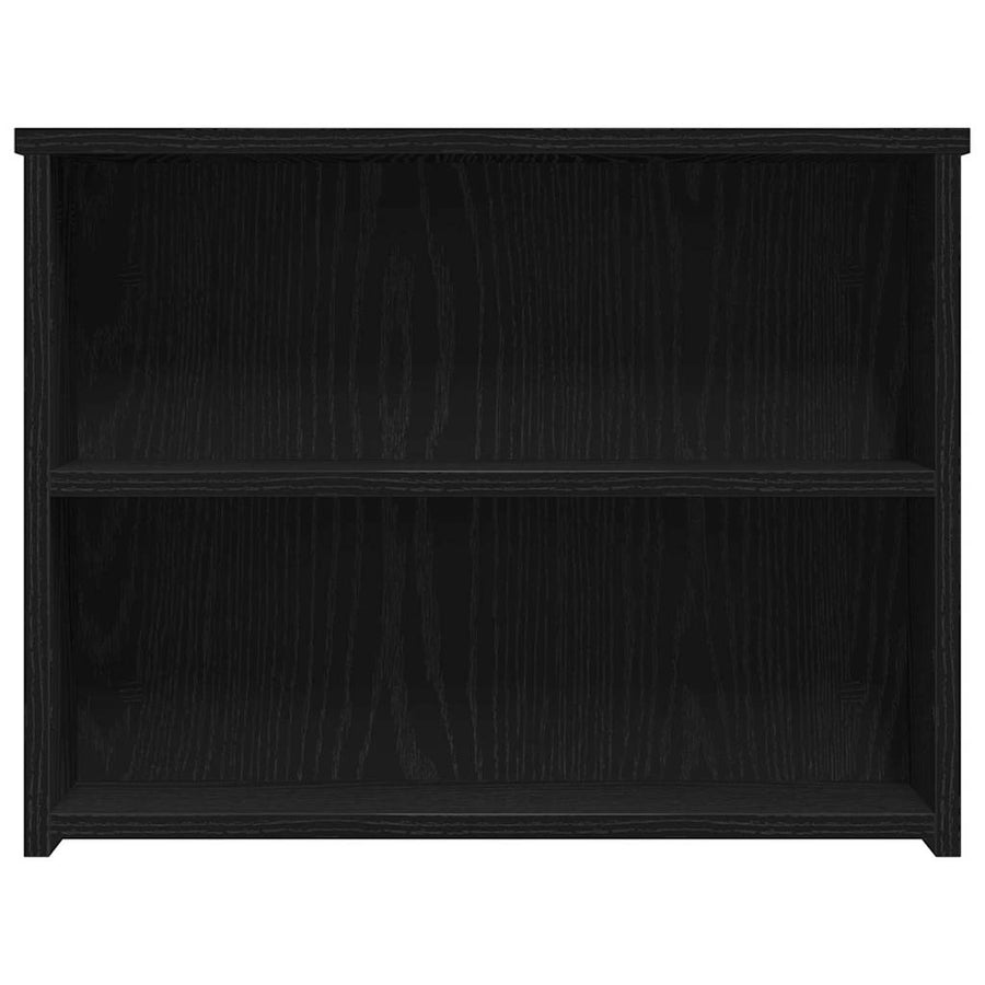 Salontafel Zwart Eiken 102 x 55 x 42 cm Bewerkt hout