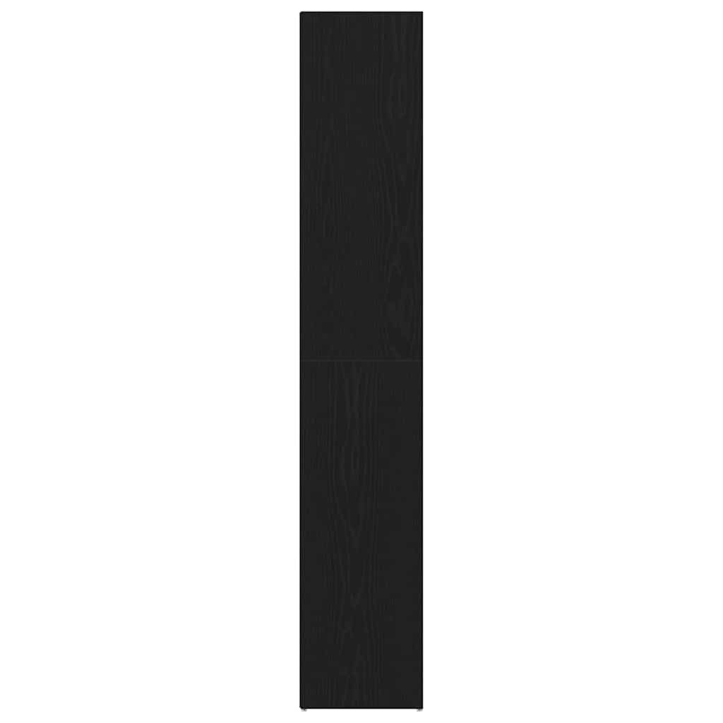 Boekenkast Zwart Eiken 36 x 30 x 171 cm Bewerkt hout