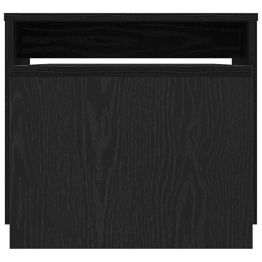 Nesttafels Zwart Eiken 100 x 48 x 40 cm Bewerkt hout