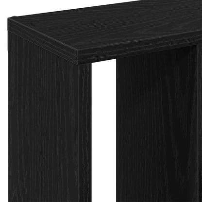 Wandplank 45x16x45 cm spaanplaat zwart eikenkleurig