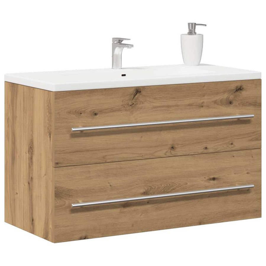 Badkamer wastafelkast Artisan Oak 80x38,5x48 cm Engineered Wood