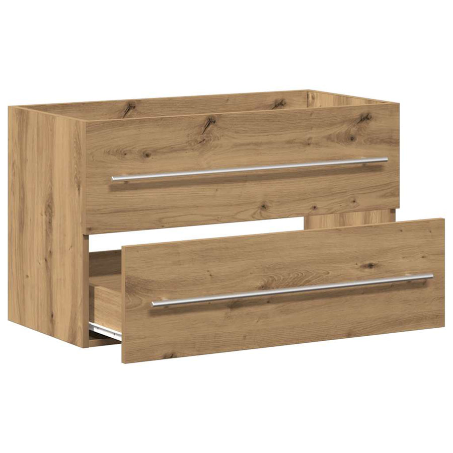 Badkamer wastafelkast Artisan Oak 80x38,5x48 cm Engineered Wood