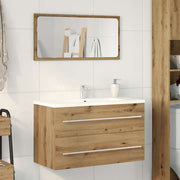 Wastafelkast 80x38,5x48 cm engineered wood Artisan Oak