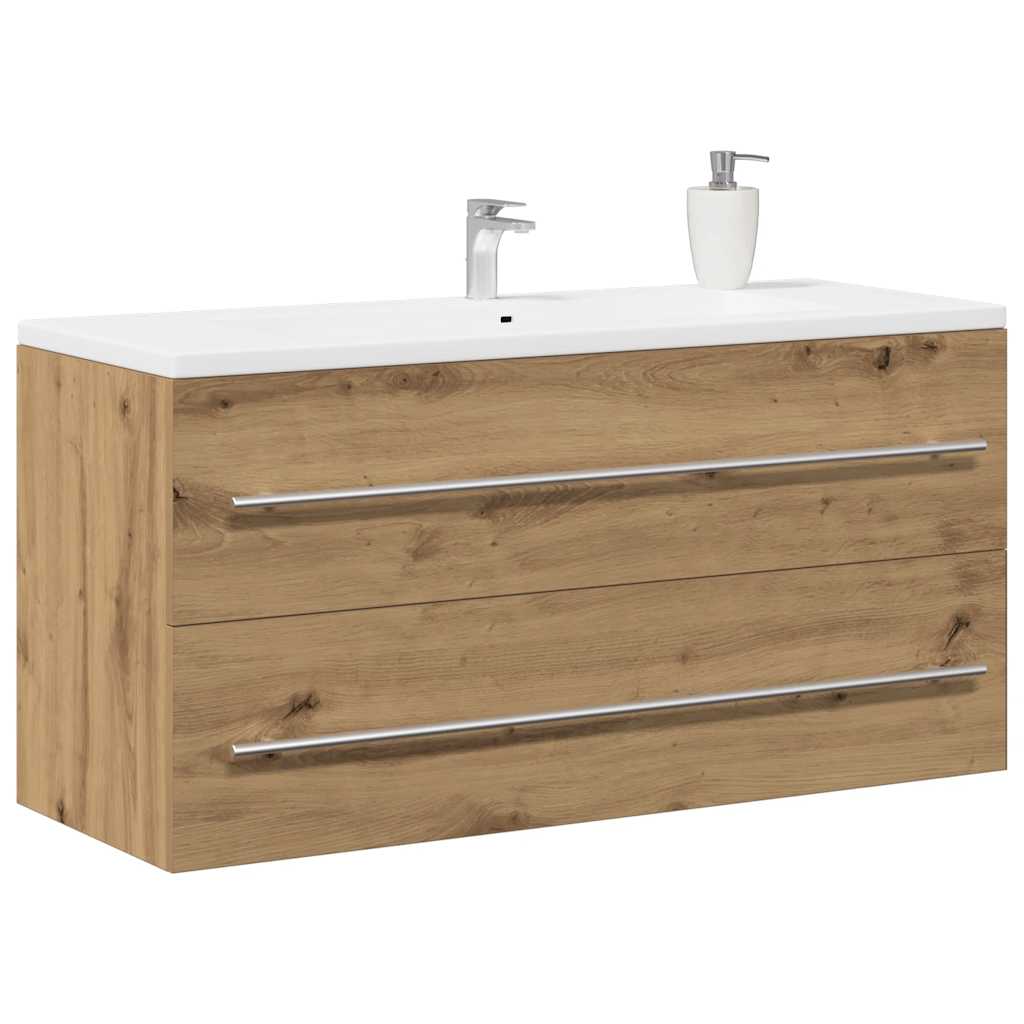 Badkamer Wastafelkast Artisan Oak 100X38,5X48 Cm Engineered Wood Artisanaal Eikenkleurig 100 x 38.5 x 48 cm
