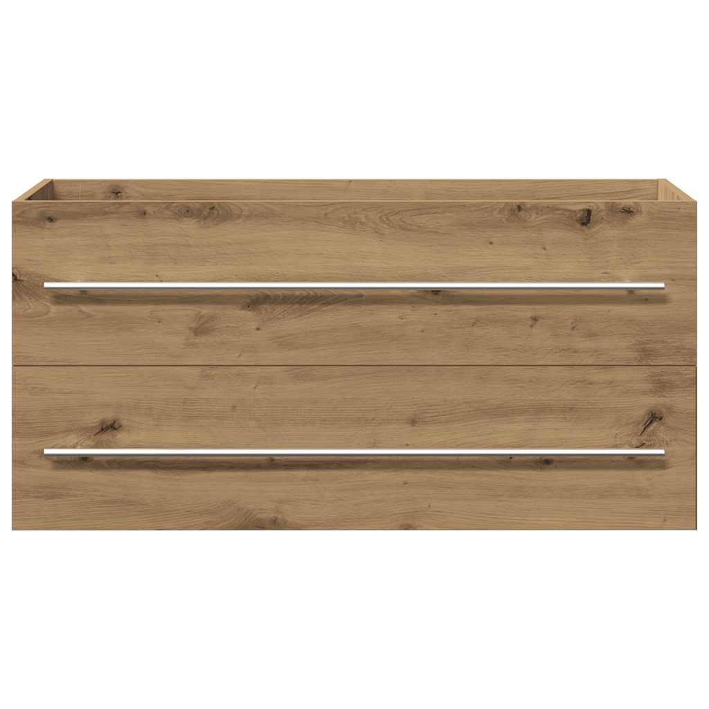 Badkamer Wastafelkast Artisan Oak 100X38,5X48 Cm Engineered Wood Artisanaal Eikenkleurig 100 x 38.5 x 48 cm