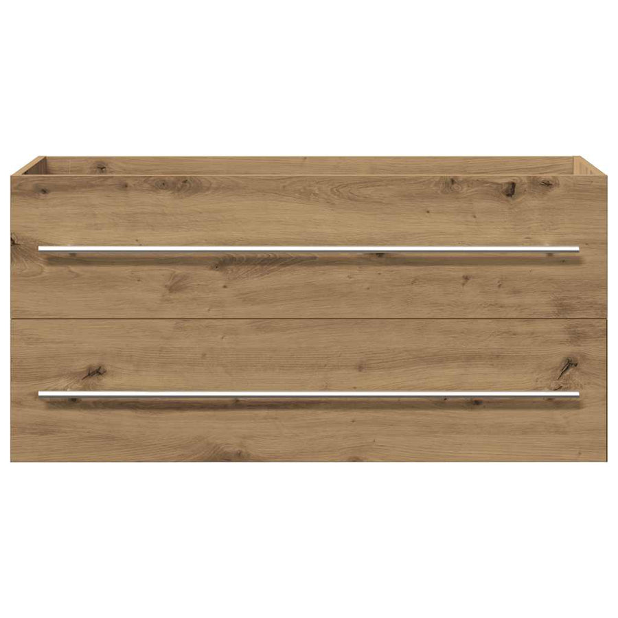 Badkamer Wastafelkast Artisan Oak 100X38,5X48 Cm Engineered Wood Artisanaal Eikenkleurig 100 x 38.5 x 48 cm