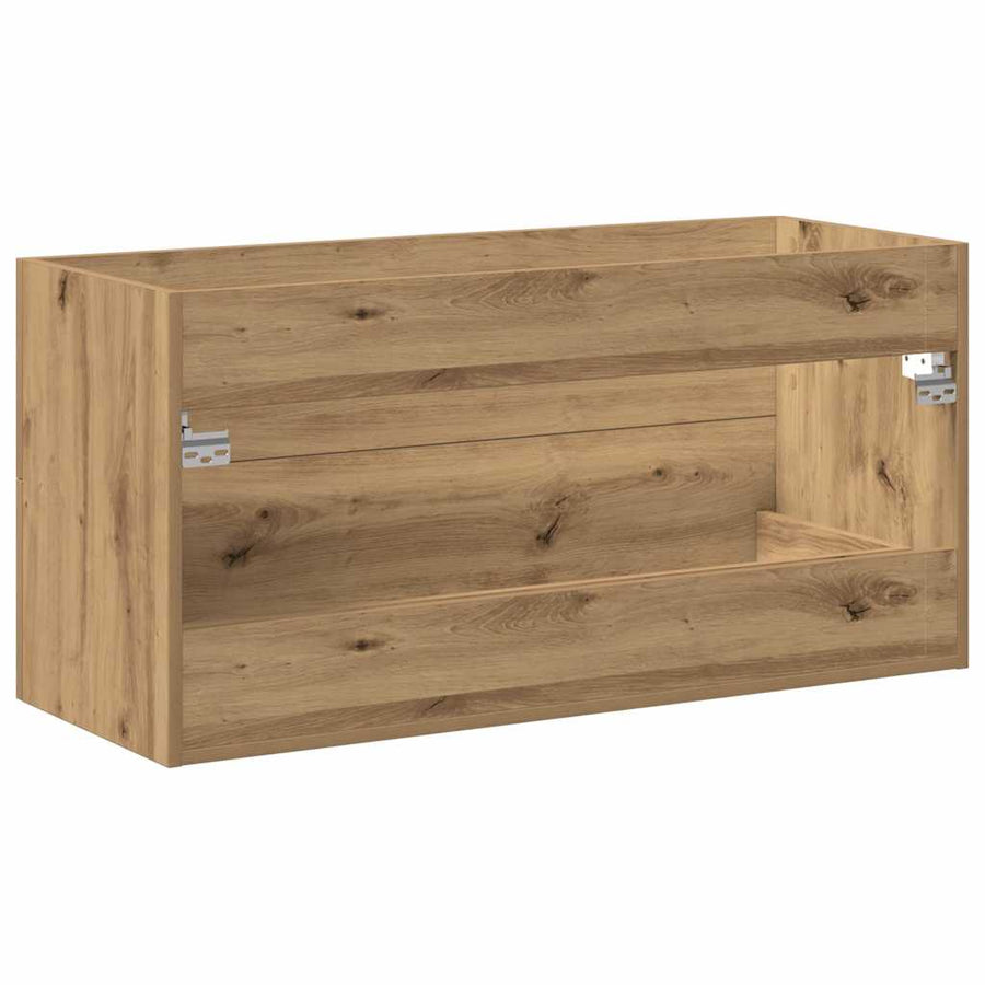 Badkamer Wastafelkast Artisan Oak 100X38,5X48 Cm Engineered Wood Artisanaal Eikenkleurig 100 x 38.5 x 48 cm