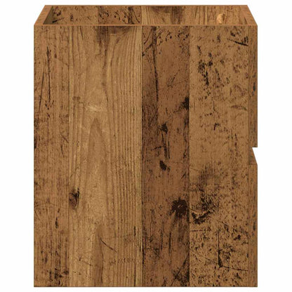 Wastafel kabinet voor de badkamer Oud hout 41 x 38,5 x 45 cm
