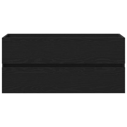 Wastafelkast 100X38,5X45 Cm Spaanplaat Kleurig 100 x 38.5 x 45 cm Zwart eiken