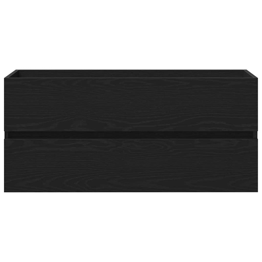 Wastafelkast 100X38,5X45 Cm Spaanplaat Kleurig 100 x 38.5 x 45 cm Zwart eiken