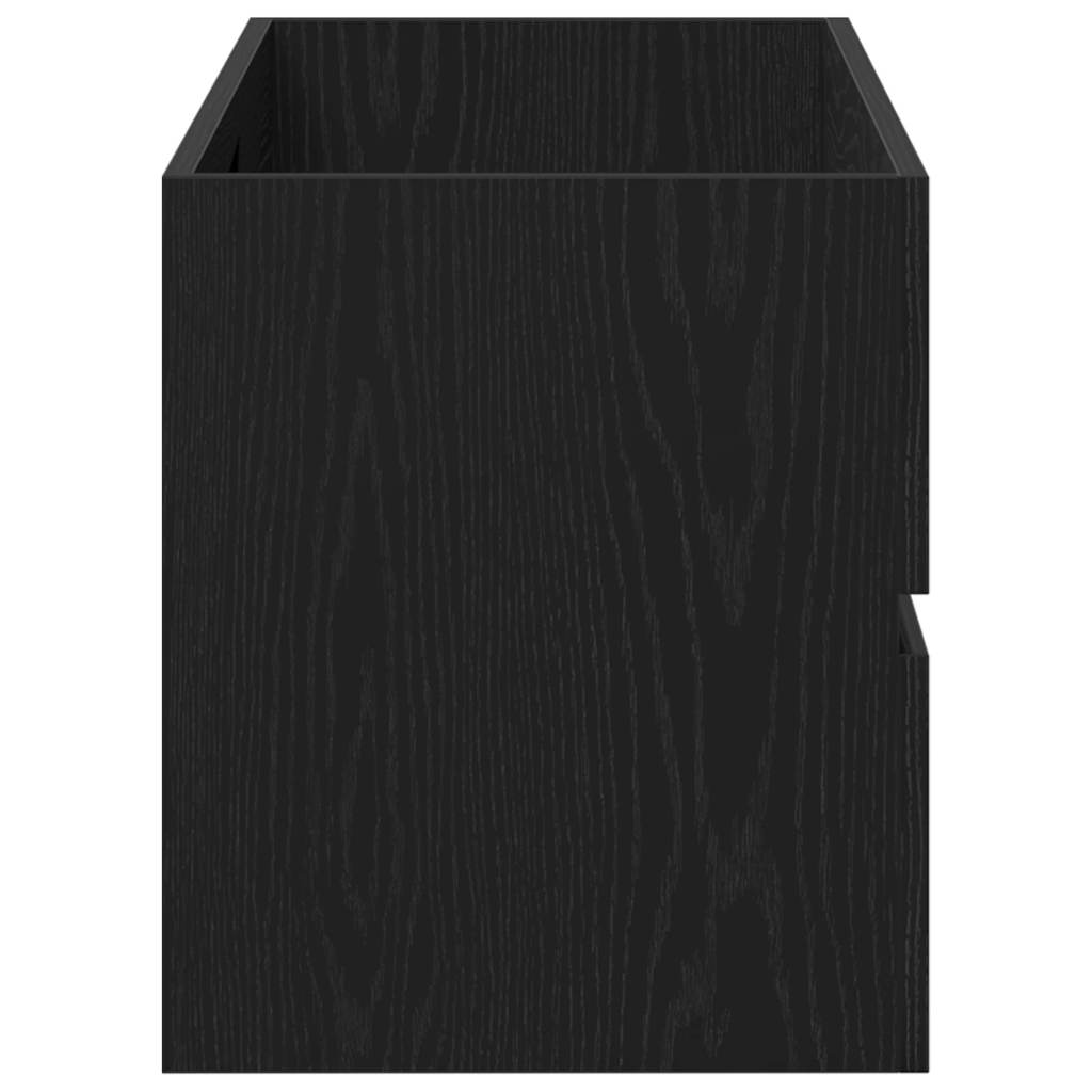 Wastafelkast 100X38,5X45 Cm Spaanplaat Kleurig 100 x 38.5 x 45 cm Zwart eiken