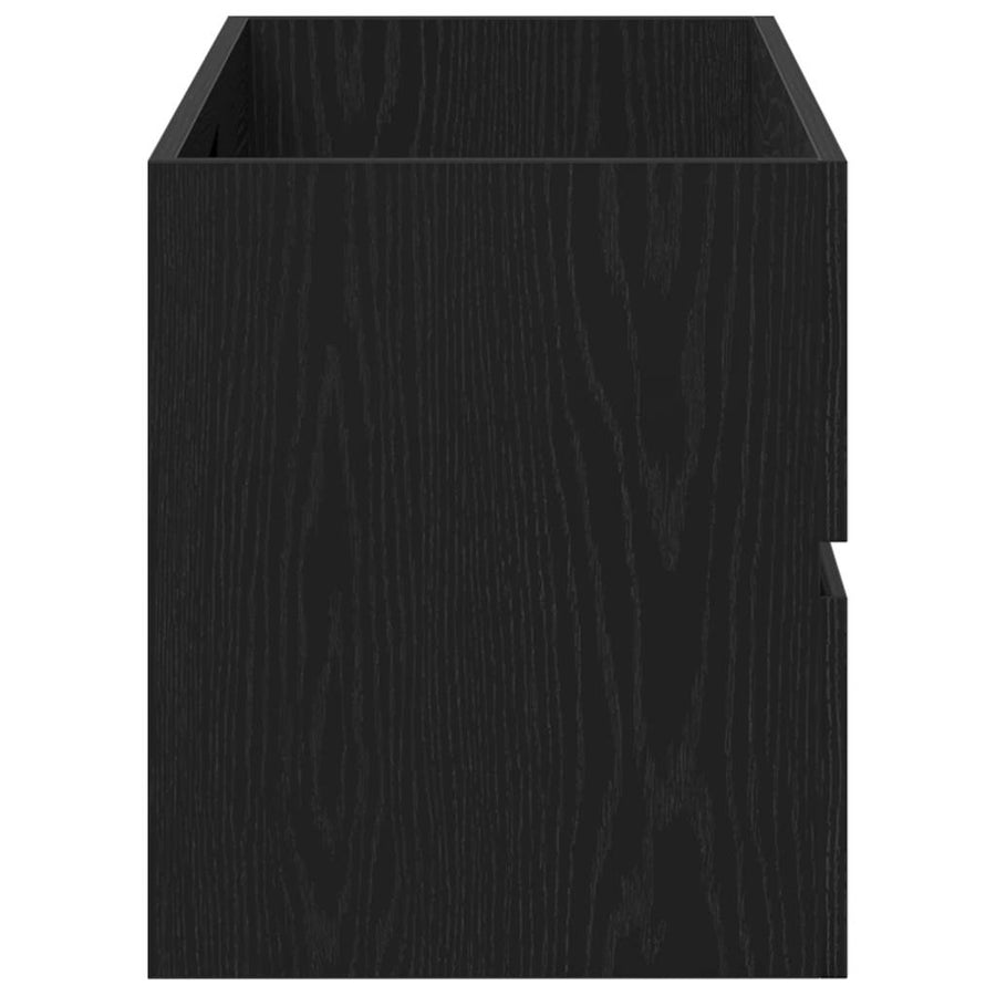 Wastafelkast 100X38,5X45 Cm Spaanplaat Kleurig 100 x 38.5 x 45 cm Zwart eiken