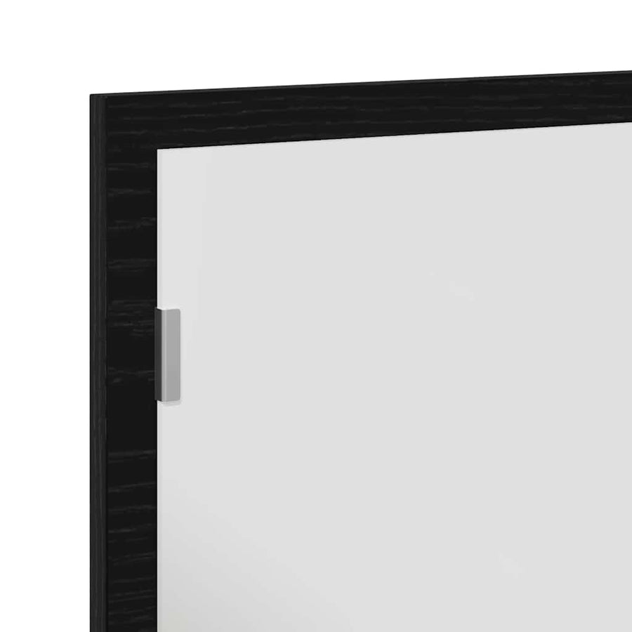 Badkamerspiegel Met Led-Verlichting 60X8,5X37 Cm Zwart eiken
