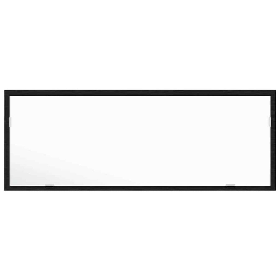 LED Badkamer Spiegel Zwart Eiken 100 x 8,5 x 37 cm Glas