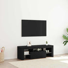 Tv-kast zwart eiken 120x35x40 cm