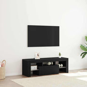 Tv-kast zwart eiken 120x35x40 cm
