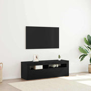 Tv-kast 120x35x40 cm zwart eiken