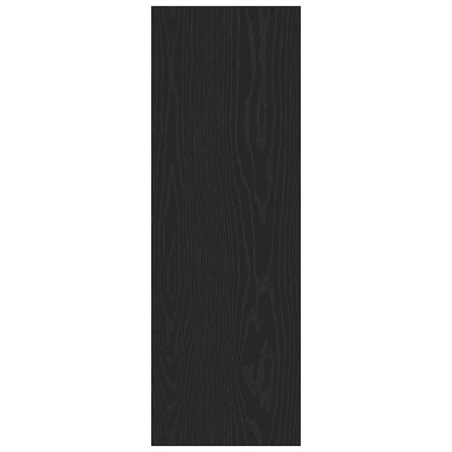 Wand TV Kast Zwart Eiken 30,5 x 30 x 90 cm Bewerkt hout