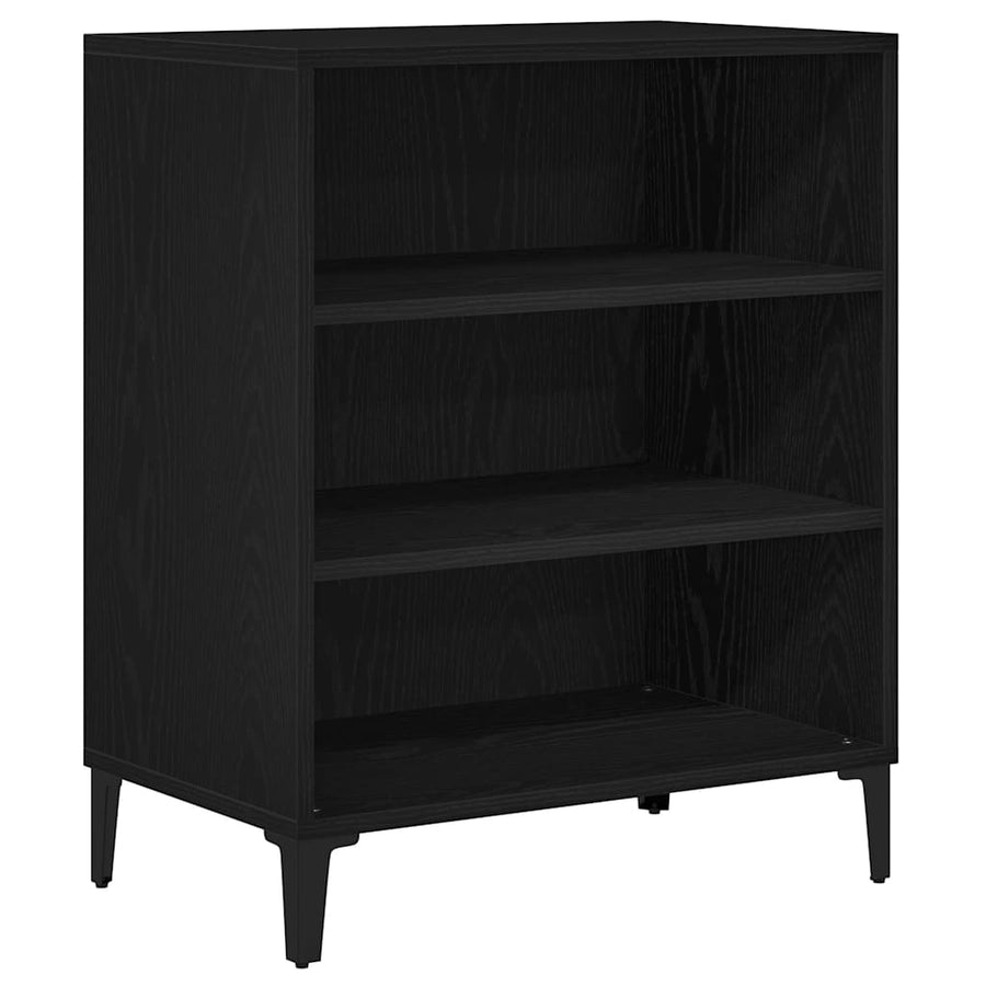 Dressoir Zwart Eiken 57 x 35 x 70 cm Bewerkt hout