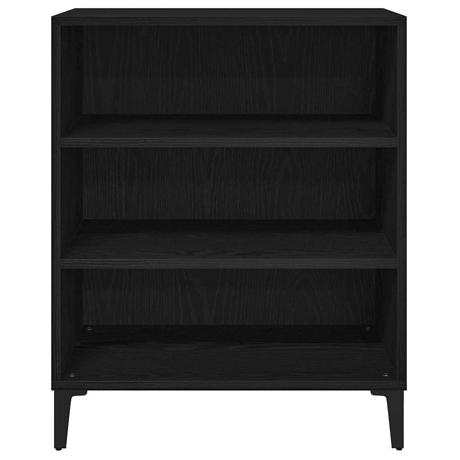 Dressoir Zwart Eiken 57 x 35 x 70 cm Bewerkt hout