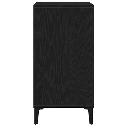 Dressoir Zwart Eiken 57 x 35 x 70 cm Bewerkt hout