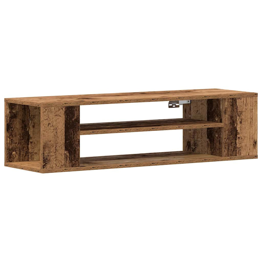 TV-kast Oud hout 100 x 30 x 26,5 cm Bewerkt hout