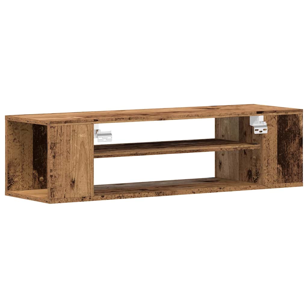 TV-kast Oud hout 100 x 30 x 26,5 cm Bewerkt hout