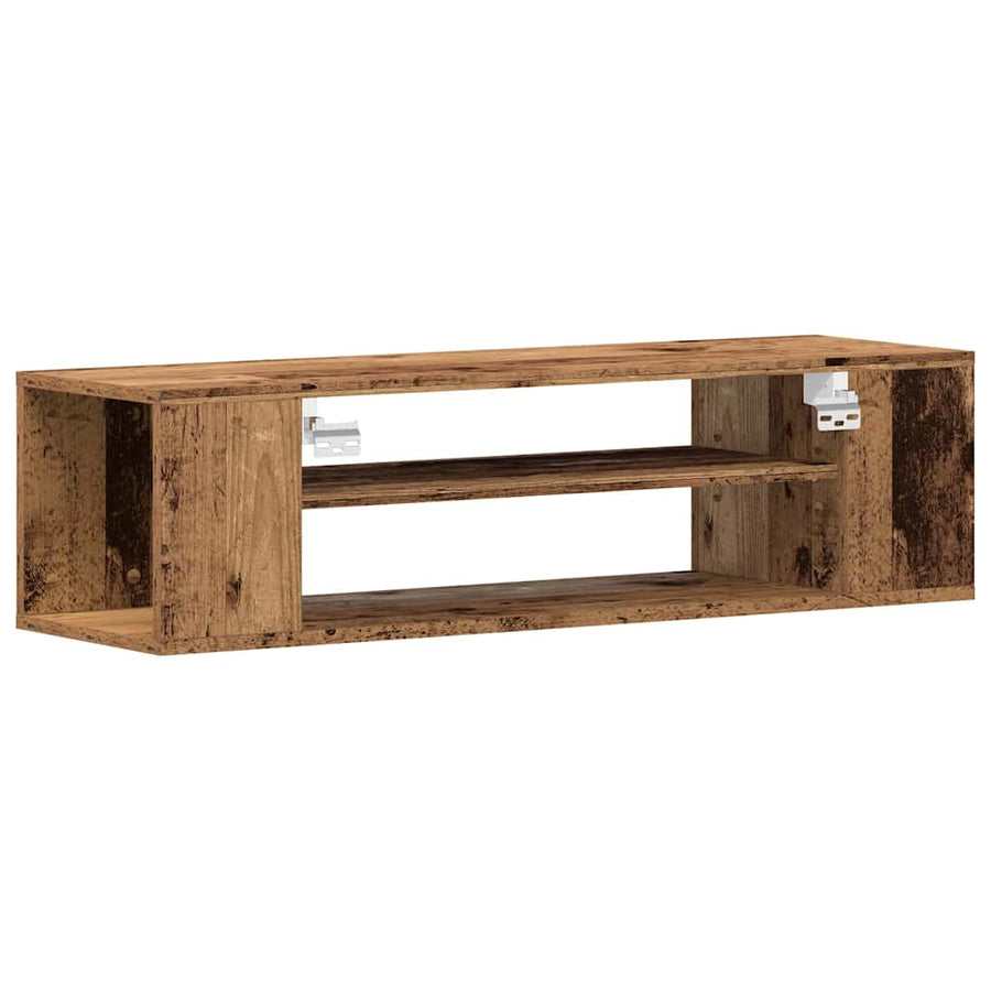 TV-kast Oud hout 100 x 30 x 26,5 cm Bewerkt hout
