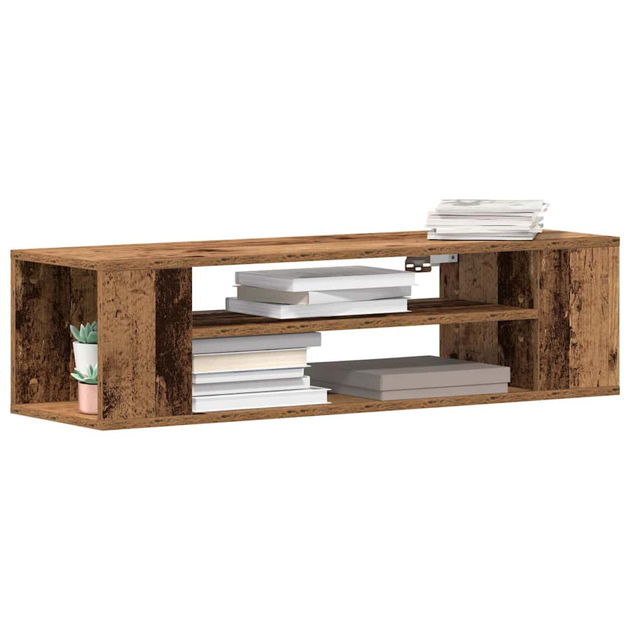 TV-kast Oud hout 100 x 30 x 26,5 cm Bewerkt hout