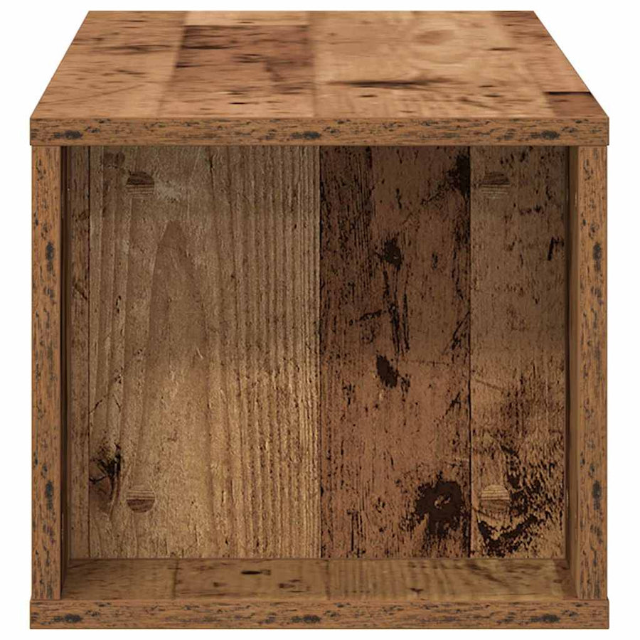 TV-kast Oud hout 100 x 30 x 26,5 cm Bewerkt hout