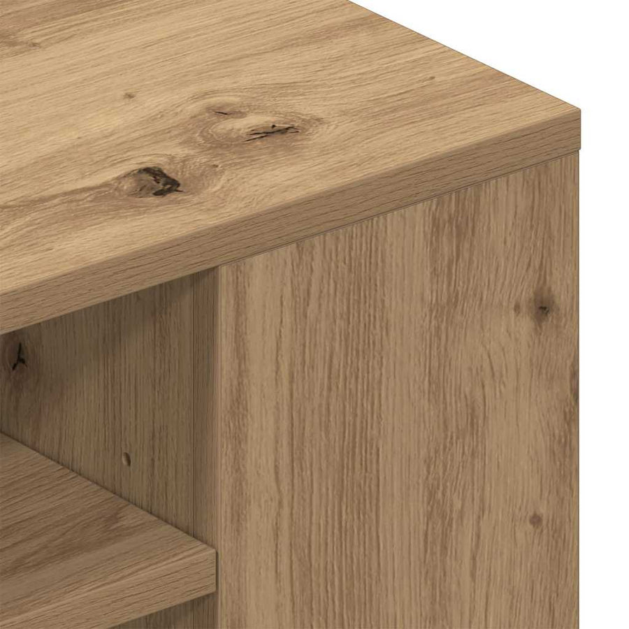 TV-kast artisian oak 100 x 30 x 26,5 cm Bewerkt hout