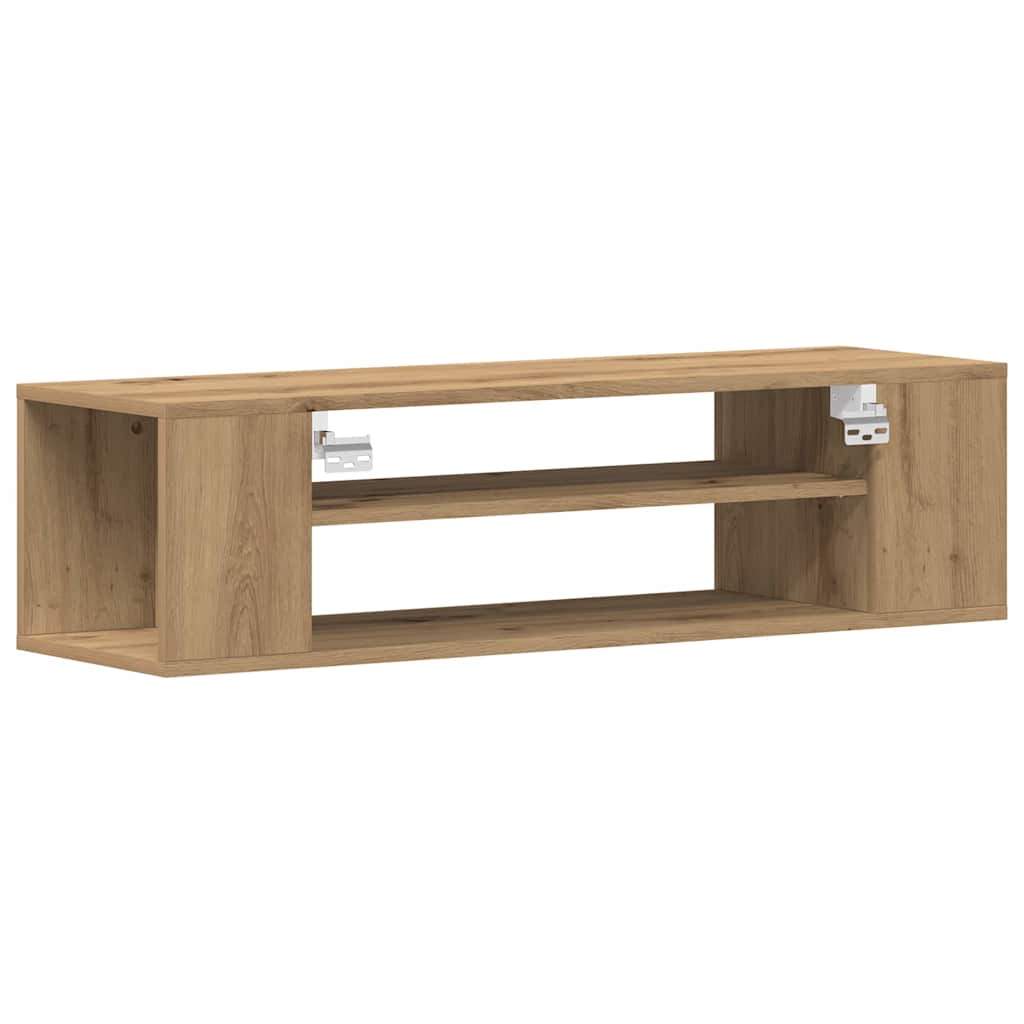 TV-kast artisian oak 100 x 30 x 26,5 cm Bewerkt hout