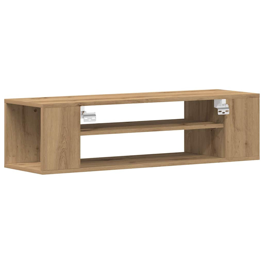 TV-kast artisian oak 100 x 30 x 26,5 cm Bewerkt hout